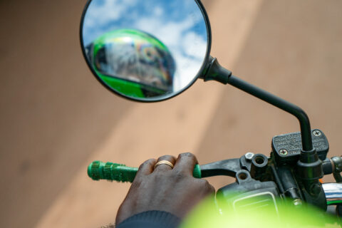Electric motorcyle taxi